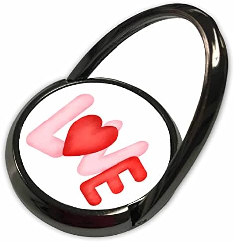 Ден на в Valentубените на в Valentубените - Illustrationубовна илустрација на розово и црвено срце - Телефонски ringsвони