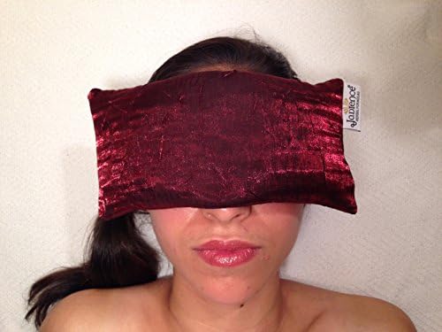 Маска за очи на лаванда - црвена: смирувачка перница за очи за стрес и уморни очи! | Совршена торба за око за очи | Најдобра маска