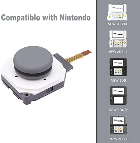 IKPEK 3D Analog onyolog joystick Копче модул Stick w/Thumbstick Circle Pad Cover Cap Замена за Nintendo New 2DS XL/NEW 3DS XL/NEW 3DS
