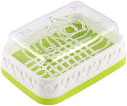 QTQGOITEM Crown Comphate Пластична кутија за домаќинства кутија држач за сад светло зелена