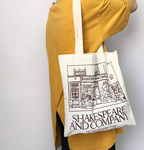 Aidou Femaleенски Шекспир и Компанија Платно торба за рамена Едноставна торба за купување датотеки