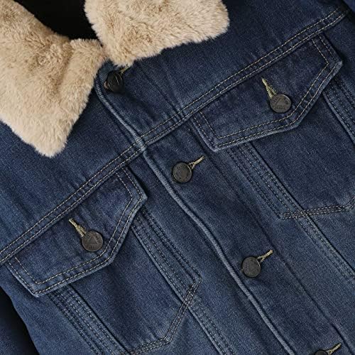 Машка руно Jeanан јакна Зимски памук со памук со тексас јакна од домашен патент, плус кадифена тексас јакна