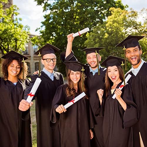 20 парчиња матура за дипломирање академски матурски капа капаче тасел со 2023 златен шарм за 2023 додатоци за дипломирање