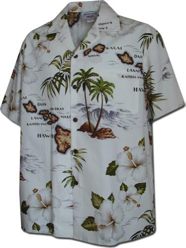 Пацифичка легенда Тропски кошули Хавајски мапи