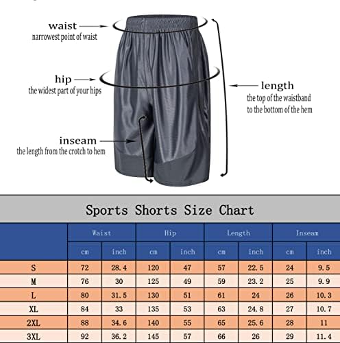 Надводни машки кошаркарски шорцеви со длабоки џебови кои работат шорцеви и шорцеви за обука на теретани со влечење