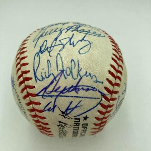 1970-1980 Њујорк Метс Легенди Мулти Потпишан Бејзбол Јоги Бера Влечење Мекгро - Автограм Бејзбол