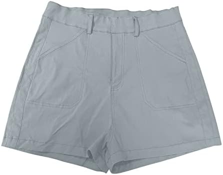Shortsенски шорцеви со двојки од редовните шорцеви за пешачење летни обични атлетски кратки панталони Бермуди шорцеви со џебови