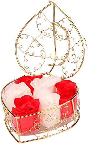 DBYLXMN крпи за сапун за бања Тело срце срце бања миризлива венчавка ливче случајна декорација роза цветна кујна ， јадење и бар -бања крпи