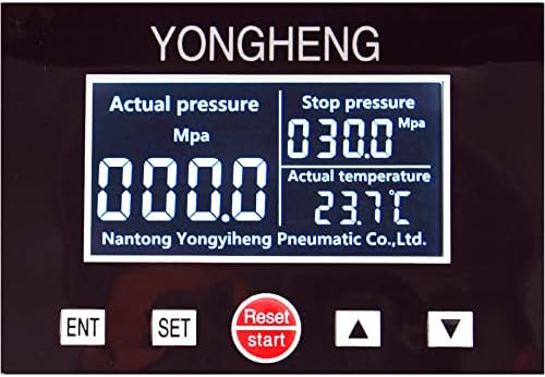 Yongheng 4500PSI PCP Air Compressor, Digital Control System LCD дисплеј, пумпа за компресор со висок притисок, за пушка со пиштол за пиштол,