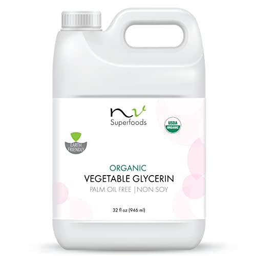 NV Суперхрана-Органски Зеленчук Глицерин-32 Fl Oz-USP Храна Одделение, Природни, Превозникот За Етерични Масла, Совршен