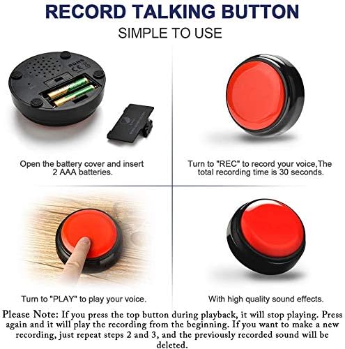 Копче за нетуално Снимање-Копче За Разговор За Снимање-Прилагодено Лесно Копче-Снимање &засилувач; Репродукција На Која Било Порака од