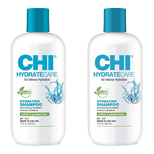 Chi Hydratecare - хидрантен шампон 12 fl oz - Балансира влага на косата и супериорна заштита од оштетување и кршење на косата