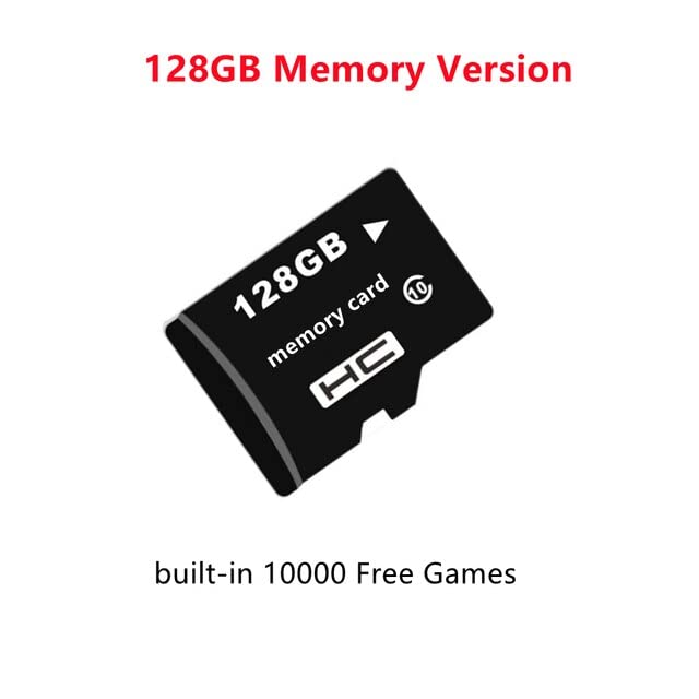 Ретро игра 128 GB TF Micro SD мемориска картичка со 10000 игри за конзола за преносни игри Pocketgo S30 за игри PS1/PSP/N64