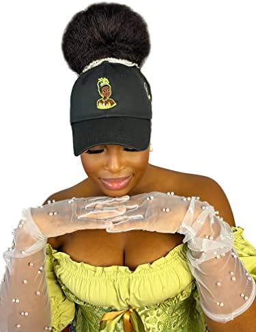 Curlcap природна капа за грб без грб - сатенска обложена бејзбол капа за жени