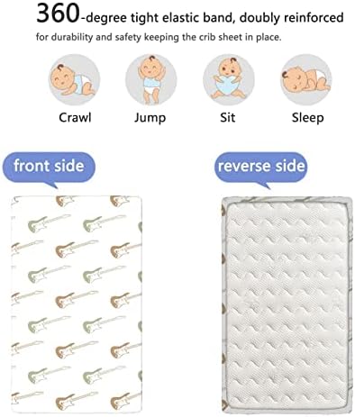 Тематски тематски вграден креветче за креветчиња, стандарден сад за душек за креветчиња, мек за деца со душеци, вграден лист со душеци или