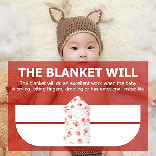 Детмомија бебе мек муслин, симпатична обвивка за завиткување: Новородено вреќа за спиење удобност зимска креветче за зимско креветче есенско