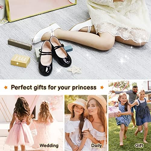 Викендица Мери Џејн Чевли За Девојки-Девојки Фустан Чевли, Принцеза Станови Цвет Девојка Свадба Партија Училиште Чевли За Мали/Големи