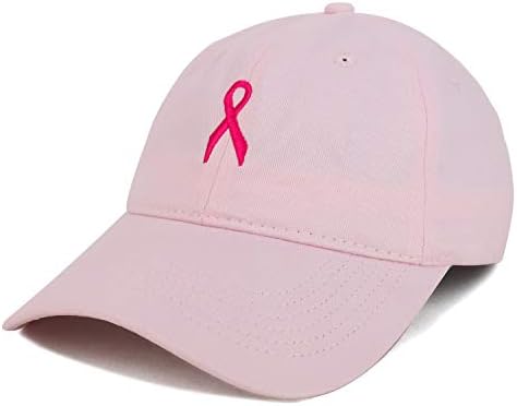 Армиски Екипаж Мала Лента За Свесност За Рак На Дојка Извезена Четкана Памучна Капа