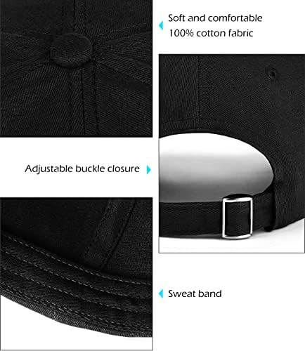 Lcztn 2 пакет класичен бејзбол капа за мажи жени, низок профил голф тато капа