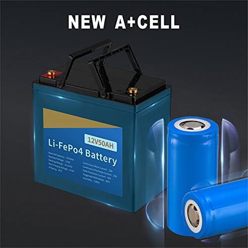 ZJDU 12v 50Ah Lifepo4 Батерија Литиум Железо Фосфатни Ќелии, Длабок Циклус Lifepo4 Батерија Пакет, 2000 + Циклуси Батерија На