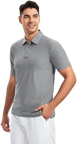 Самерм Менс голф кошула влага за кратки суви долги и кратки ракави Поло кошули за мажи