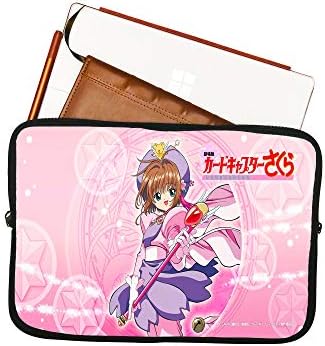 Торба за лаптоп за лаптоп со аниме CardCaptor Sakura 11 инчи торба за компјутер и таблет - удобно транспортирајте го вашиот лаптоп/таблет