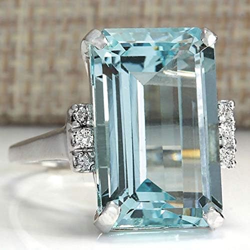 Ангажман со зелена смола моден луксузен женски прстен Bijoux дијамантски накит свадбени прстени