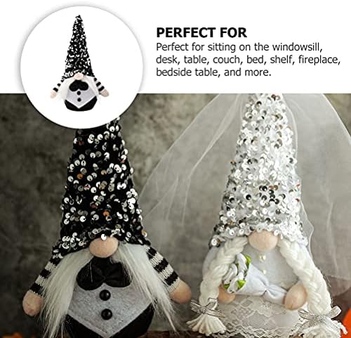 Абоофан невестата невестата за сместување на кукли за кукли Децата креативни подароци за украсување на забавата на забавата