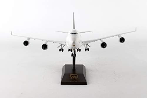 Daron Skymarks UPS 747-400F комплет за градење на модел на авиони со опрема 1/2 200-размер, бела, црна