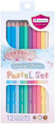 Masterart Pastel обоени моливи 12 бои за деца и возрасни