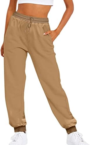 Женски џемпери на дното на дното плус ултра-меки џогери џогери со панталони со џебови активна облека