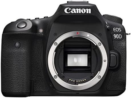 Canon EOS 90D DSLR Камера w/EF-S 18-55mm F/4-5, 6 Зум е STM Објектив + 75-300mm F/4-5, 6 III Објектив + 128gb Меморија + Случај