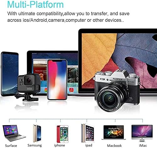 Boxwave Smart Gadget Компатибилен Со OnePlus 10T CPH2417-AllReader Sd Читач На Картички, Microsd Читач НА Картички SD Компактен