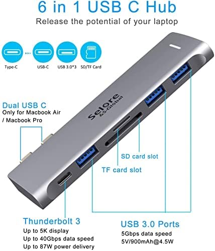 USB C Адаптер За Macbook Pro/Macbook Air USB-C Центар Macbook Pro Додатоци