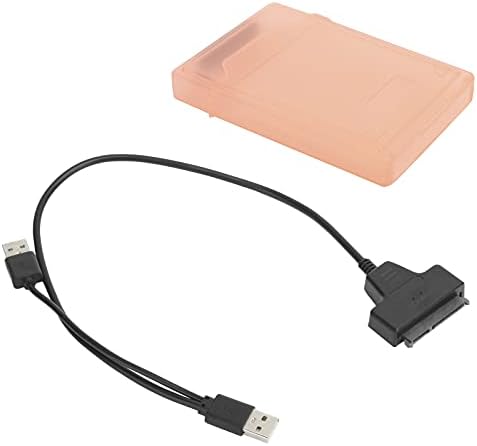 Кабел за хард Диск, Голема Брзина Abs Заштита Кутија 480MBPS USB 2.0 Двојно Отворање Со ИНДИКАТОР ЗА СТАТУС НА LED За 2.5 ВО HDD SSD