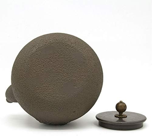 Креативна едноставност јапонско леано железо Тетсубин чајник мини железо котел, котел од леано железо, рачно изработено, неоткриен, капа на