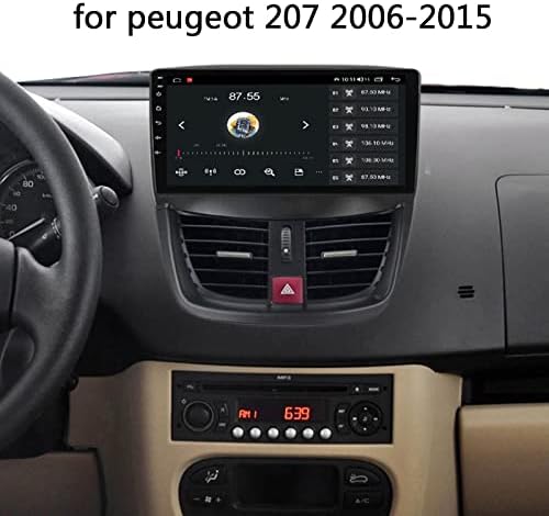 Двоен Дин Автомобил Стерео За Peugeot 2006-2015 Вграден Apple Carplay/Android Auto, 9 Инчен Мултимедијален Екран На Допир Радио Со Bluetooth Без