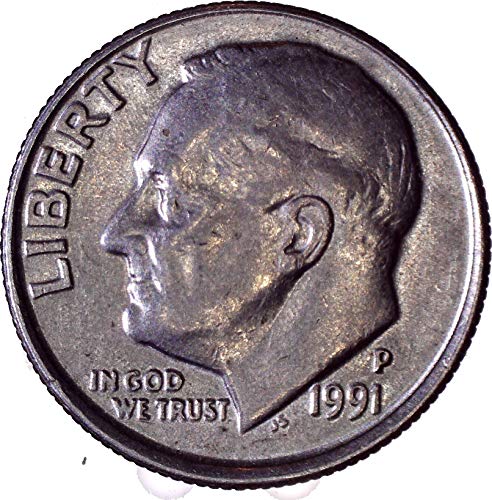 1991 P Roosevelt Dime 10c брилијантно нециркулирано