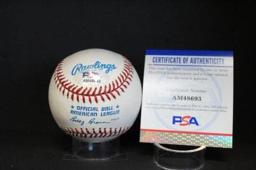 Дарин acksексон потпиша бејзбол автограм автограм PSA/DNA AM48693 - Автограмирани бејзбол