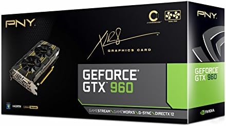 PNY GeForce GTX 960 DirectX 12 4GB 128-битен GDDR5 PCI Express 3.0 X16 SLI Поддршка XLR8 Видео картичка