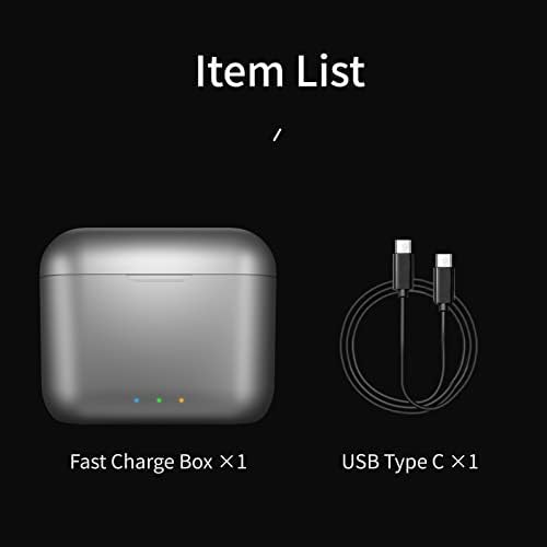 1 * кутија за полнење, база за брзо полнење со двојна батерија кутија за складирање на кутија Тип-Ц полнач за додаток Insta360 x3
