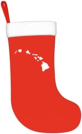 Јоигг Хавајски острови Божиќно порибување Божиќни чорапи Класичен празник за украсување камин виси чорап
