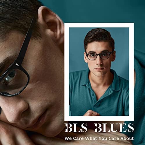 BLS BLUES Читање очила за жени/мажи блокирање на сина светлина, читачи на гроздобер компјутерски читатели против мигрена/очи за вирус