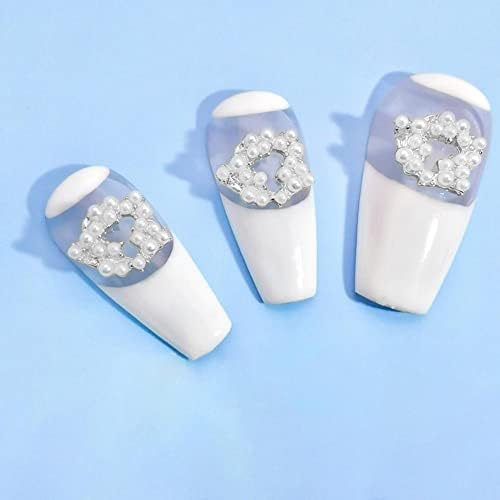Декорации за маникир од 10 парчиња широка апликација 3Д декори за нокти 3Д метални украси за накит Маникир украси | | - -