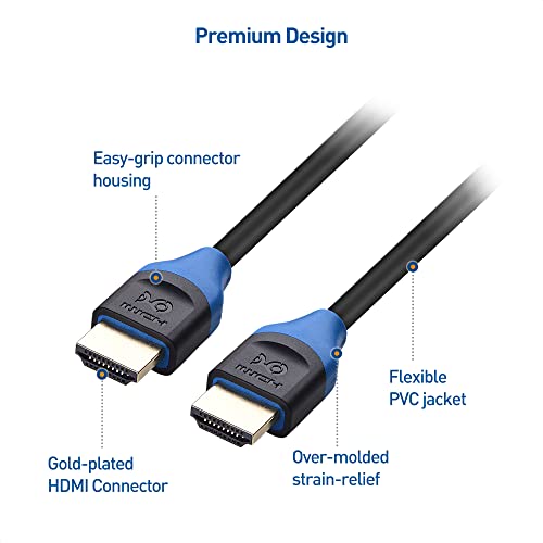 Кабелски Работи [Ултра Голема Брзина HDMI Сертифициран] 3-Пакет 48Gbps 8K HDMI Кабел 9.8 ft / 3m СО 8K@60Hz, 4K@240hz И Hdr Поддршка ЗА
