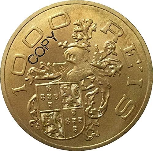 Challenge Coin 1932 Brazil 1000 Reis монети копирање копирање украси колекција на подароци колекција на монети