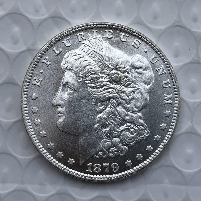 1879o издание Американски монети монети сребрен долар месинг сребрен антички ракотворби за странски комеморативни монети
