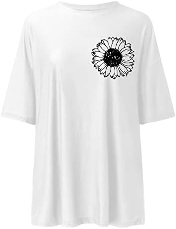 Маички кошули за жени плус големина, графички принт краток ракав тркалезен врат лабав фитинг маица женски врвови секси