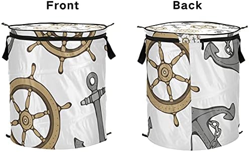 Прицврстувач на тркала Поп -дополнување на алиштата со патент капаче за песечка корпа за перење со рачки што може да се сруши за складирање