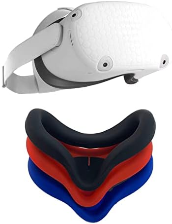 Татако Окулус потрага 2 VR школка Силиконски заштитник на лицето-Покриен од пот, не-лизгање, миење, анти-гребнатини анти-прашина